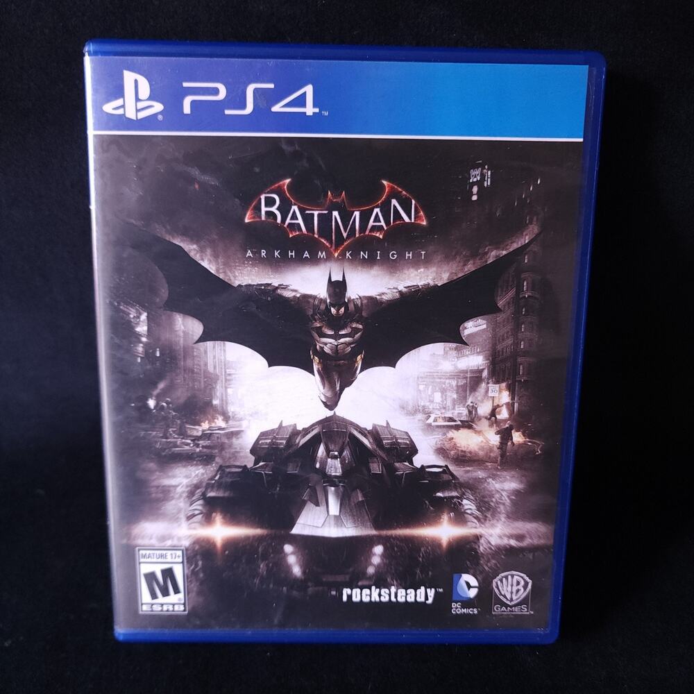 PS4 Batman Arkham Knight Sony PlayStation 4 Video Game w/ Manual + Case - Tested